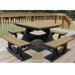 town square table weathered
