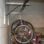 bike track rack wall mount