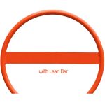 round bike rack lean bar