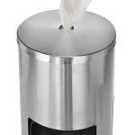 stainless floor wipes dispenser receptacles