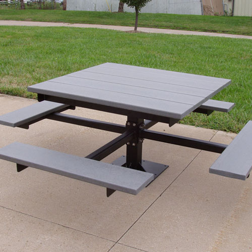 Recycled Plastic Picnic T-Table