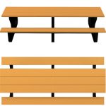 recycled plastic picnic toddler table kit