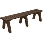 cambridge flat benches 6ft brown