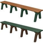 cambridge flat benches 8ft green
