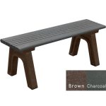 cambridge flat benches brown charcoal
