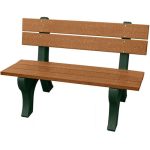 econo traditional park benches 4ft cedar
