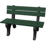 econo traditional park benches 4ft green