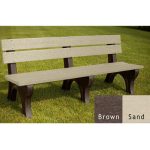 econo traditional park benches 6ft sand