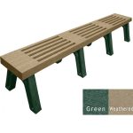 elite flat benches 8ft weathered