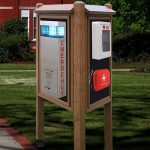 emergency kiosk message center 8ft