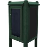 emergency kiosk message centers green