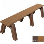 landmark flat benches 6ft cedar