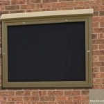 large wall mount message center weathered