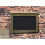 medium wall mount message center weathered