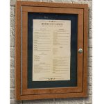 menu enclosure cedar