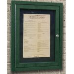 menu enclosure green