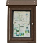 small wall mount message center
