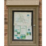 small wall mount message center weathered