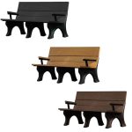 traditional ada park benches 6ft kit
