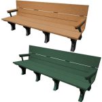 traditional ada park benches 8ft kit