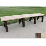 traditional flat benches 8ft sand