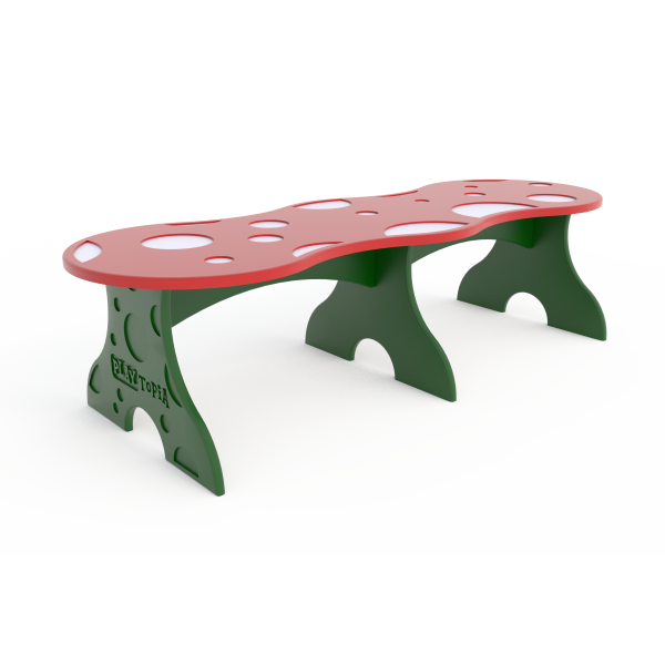 600 002 Toddler Mushroom Bench 2