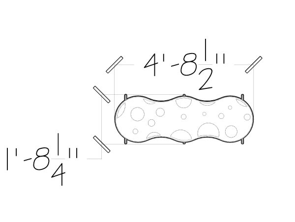 600 002 Toddler Mushroom Bench Planview scaled