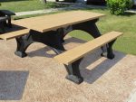 step over picnic table cedar
