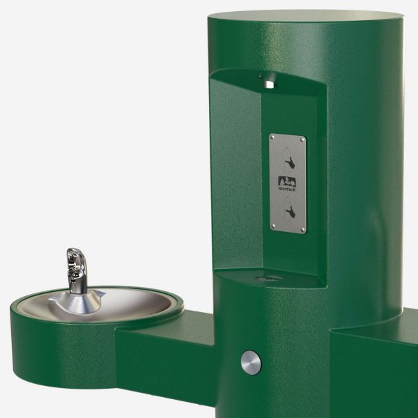 All in One Outdoor Sink and Hydration Station Bottle Filler Close up