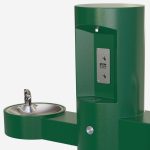 All in One Outdoor Sink and Hydration Station Fountain close up