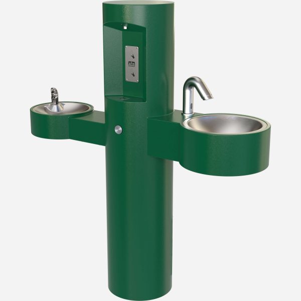 All in One Outdoor Sink and Hydration Station Green scaled