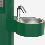 All in One Outdoor Sink and Hydration Station sink close up