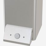 Economy Outdoor Pedestal Drinking Fountain Foot Button Close Up