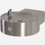 Wall Mounted Round Outdoor Drinking Fountain Stainless