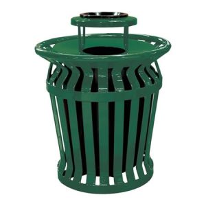 32 Gallon Ring Banded Receptacle with Ash Bonnet