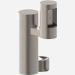 Outdoor Pedestal Bottle Filler with Barrier Free Drinking Fountain 16