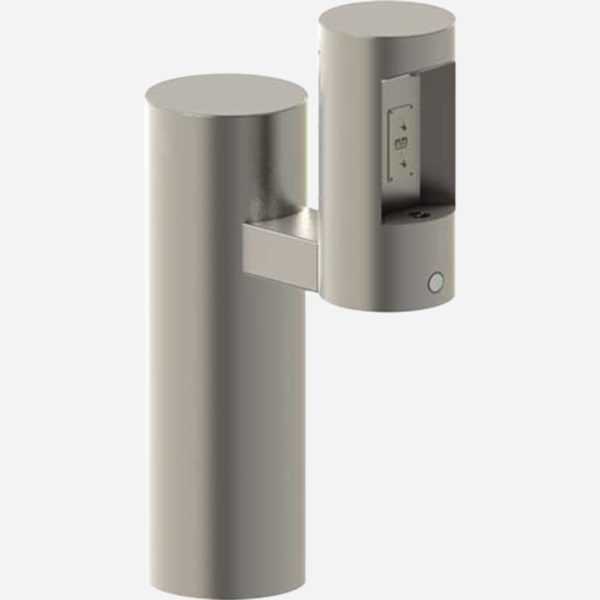 Outdoor Pedestal Bottle Filler with Barrier Free Drinking Fountain 17