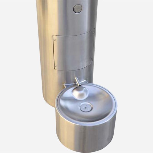 Outdoor Pedestal Bottle Filler with Barrier Free Drinking Fountain13