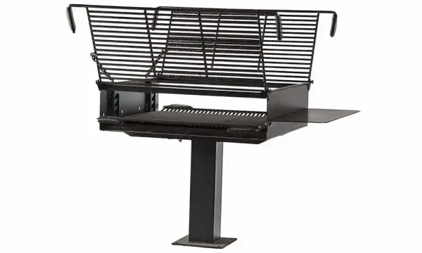 Large Group Grill With Side Shelf