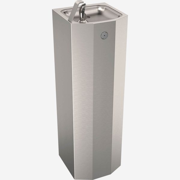 Square Outdoor Drinking Fountain