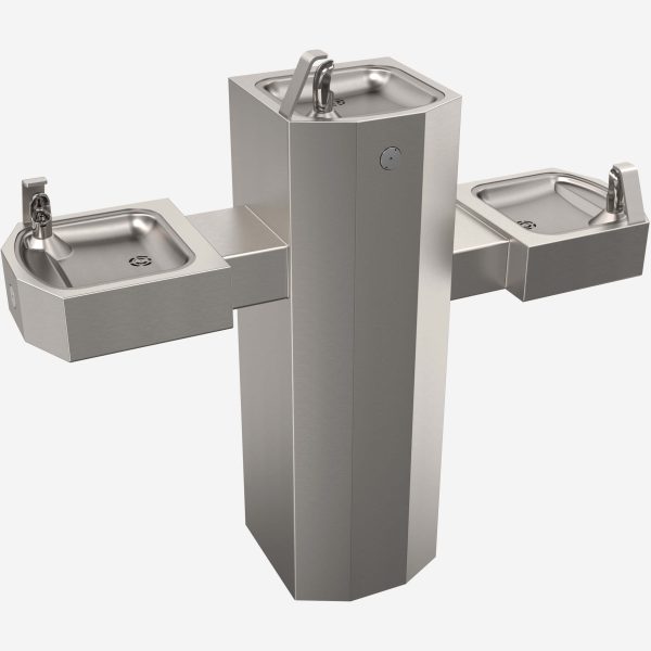 Square Outdoor Drinking Fountain