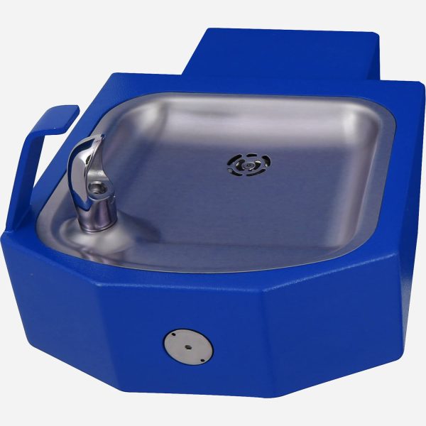 Wall-Mounted Square Outdoor Drinking Fountain