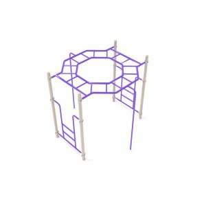 PTC013 Octagon Straight Rung Horizontal Ladder 552x390 1