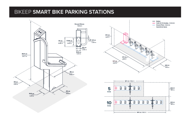 bikeep smart bike station