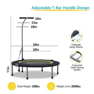 Boogie Bounce Mini Fitness Trampoline