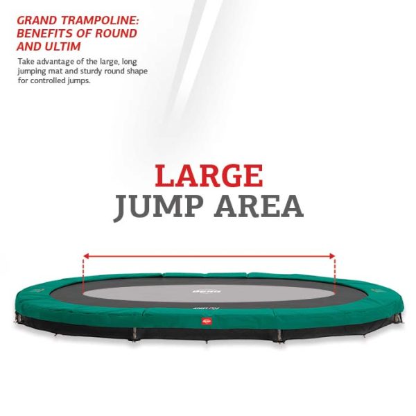 Oval Inground Sports Trampoline