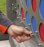 Disc-Connect Outdoor Game