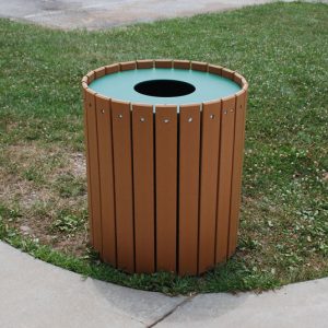 Standard Round Trash Receptacle