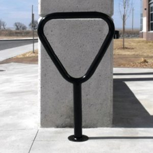 Triangle Bollard Bike Rack