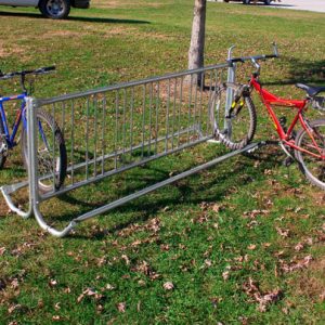 Modern Double-Sided Bike Rack